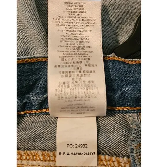 NWT RE/DONE Mid-Rise Kick Flare Solid Women's Jeans in Marea Size 28 - Picture 11 of 13